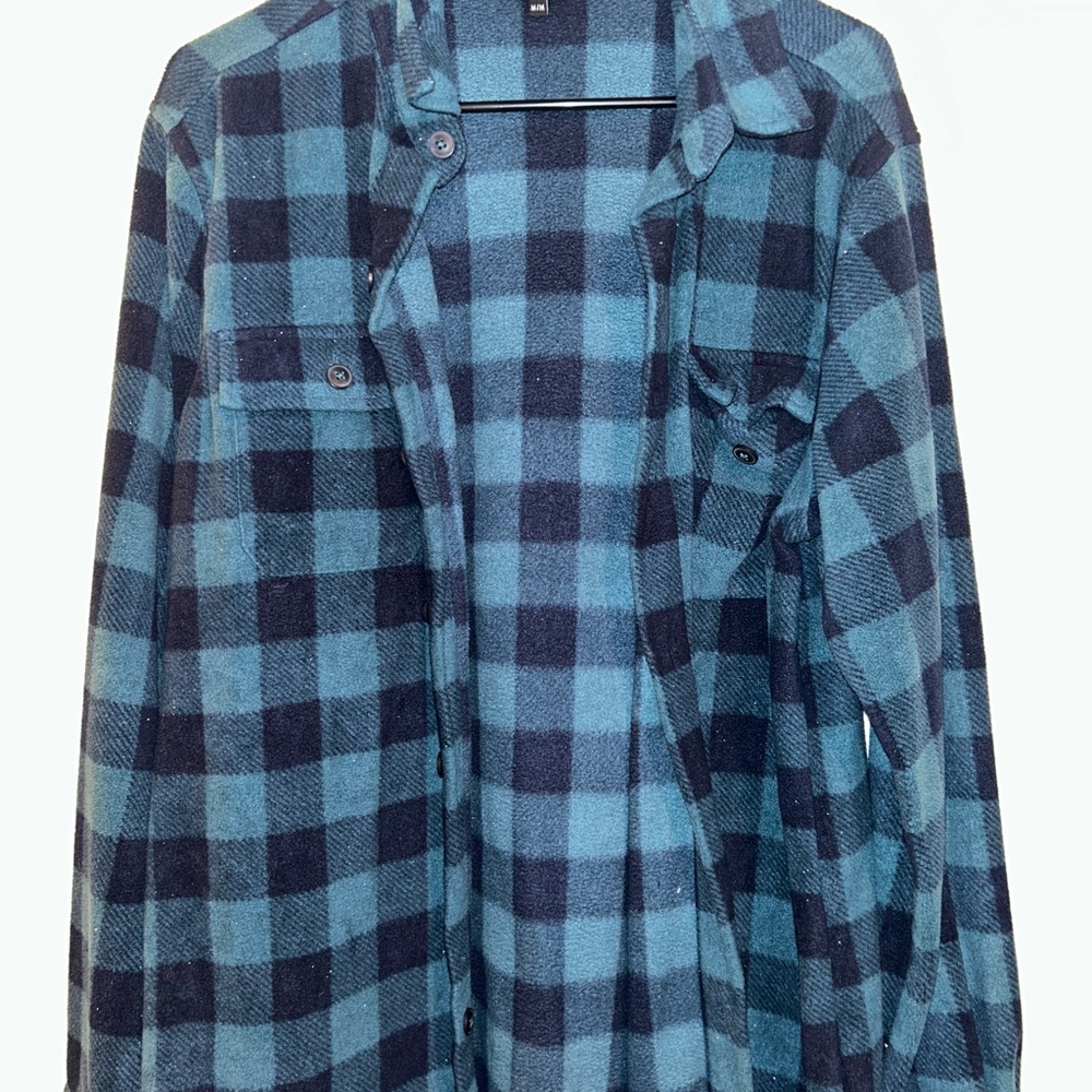 George Blue and Black Utility Jacket with Classic Collar